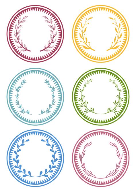 Printable Circle Labels